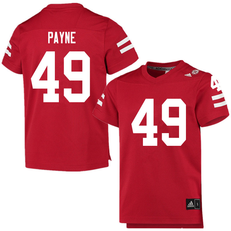 Men #49 Pheldarius Payne Nebraska Cornhuskers College Football Jerseys Sale-Scarlet